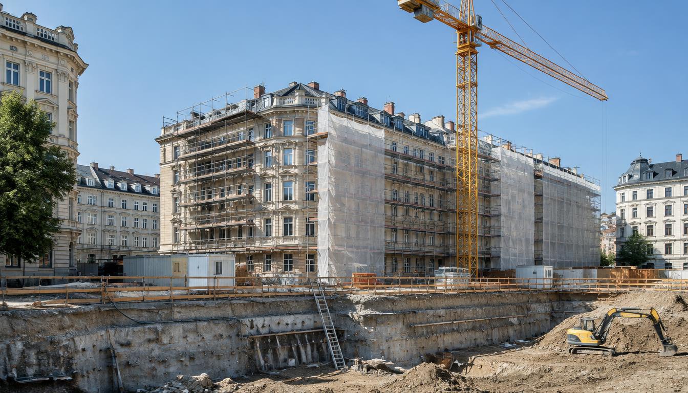 Bauen und Renovieren in Wien: Von der Baugrube bis zum Abbruch