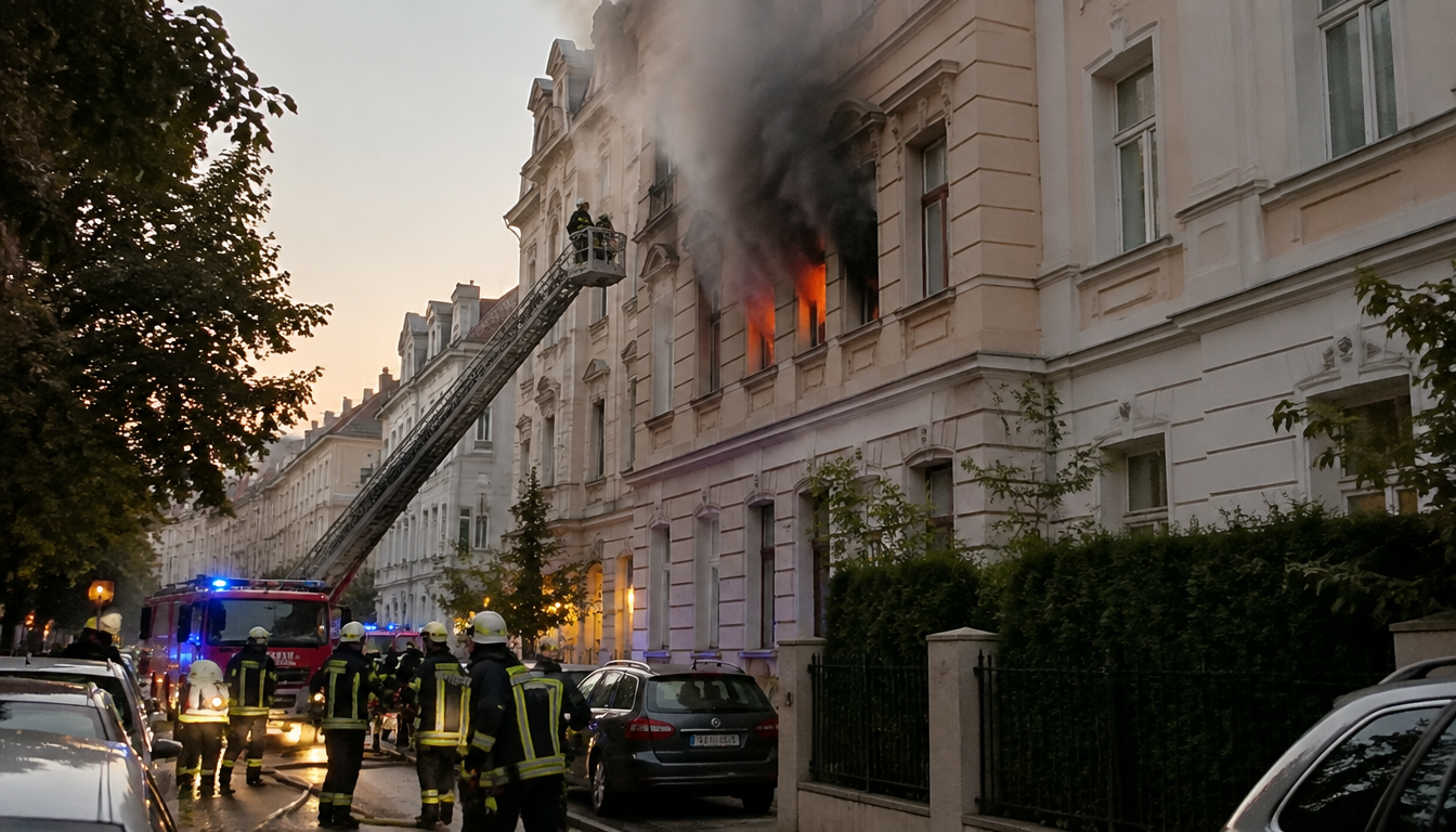 Frau bei Wohnhausbrand in Döbling gestorben